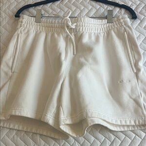 Aritzia White Athletic Shorts